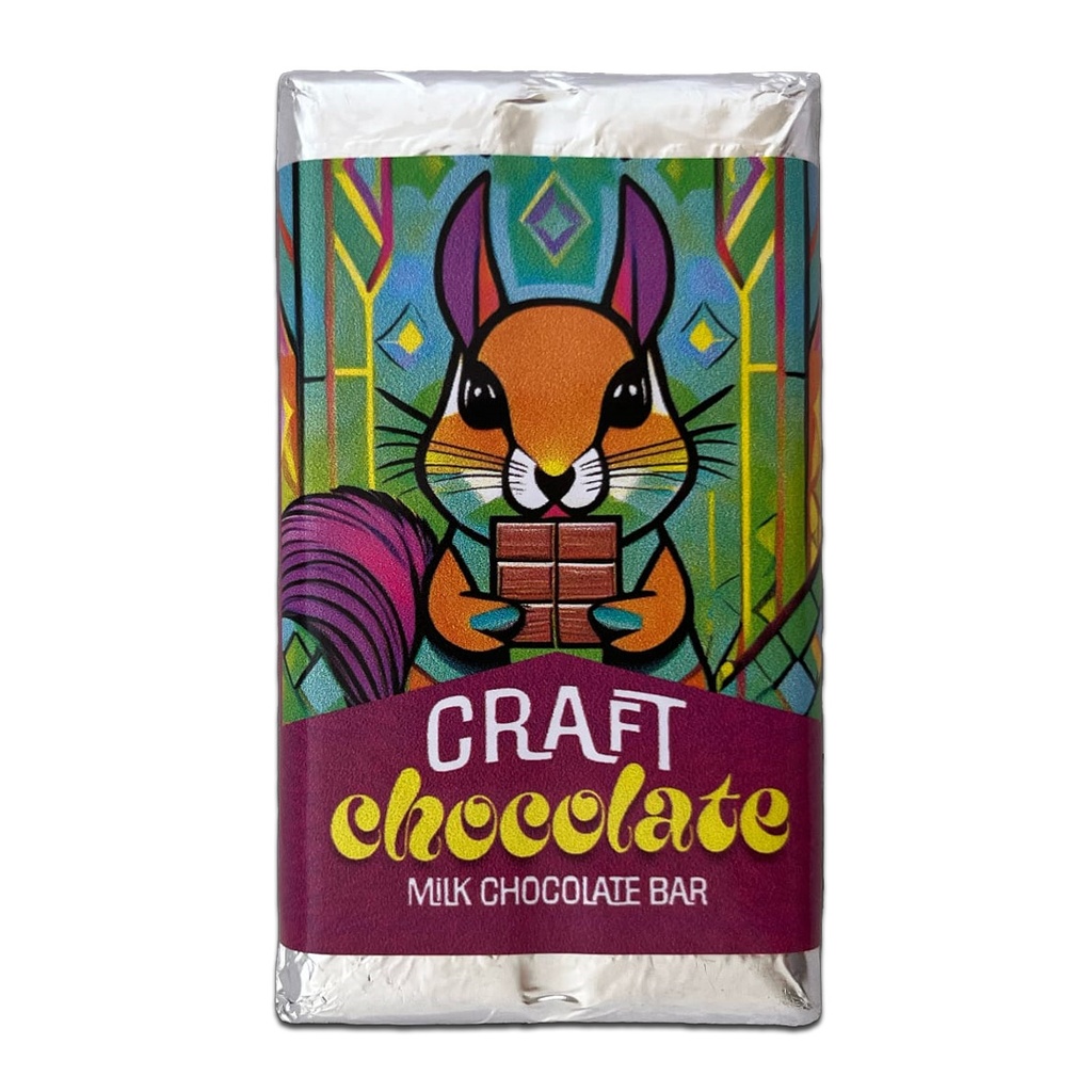 Trippy Nootropic Craft Chocolate Bar 35g - Milk Chocolate