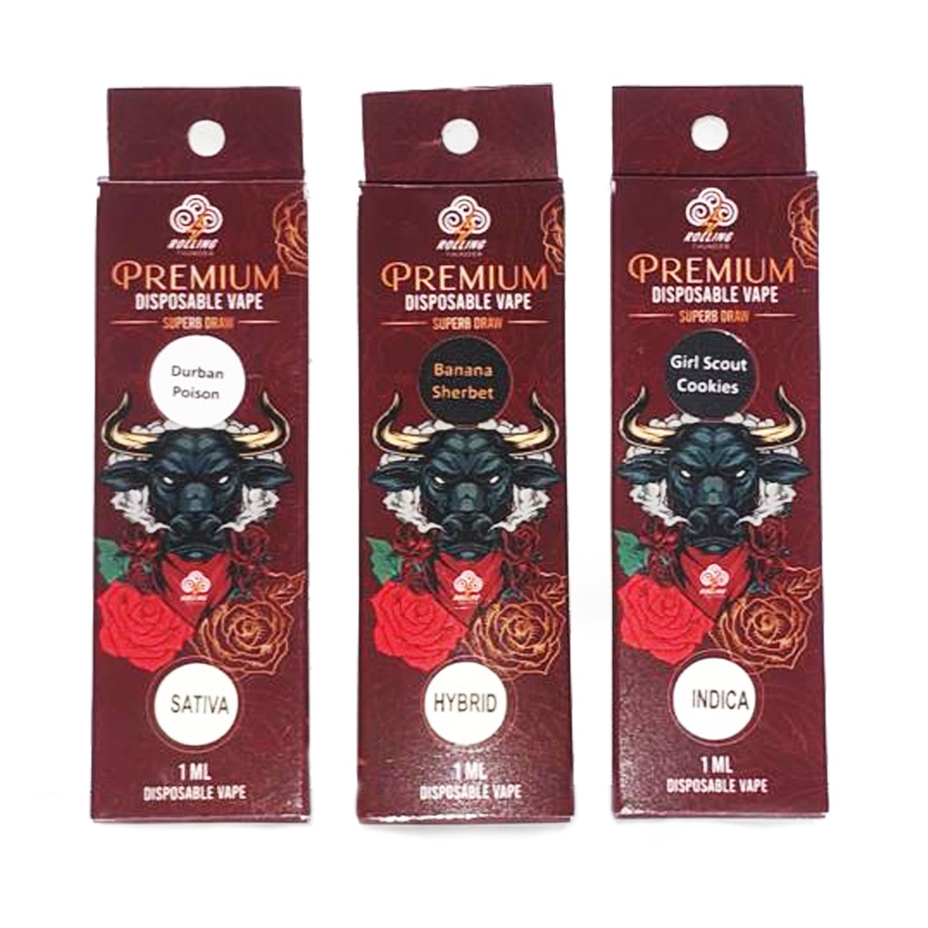 Rolling Thunder Disposable Vape 1ml - Cherry Pie (Hybrid)