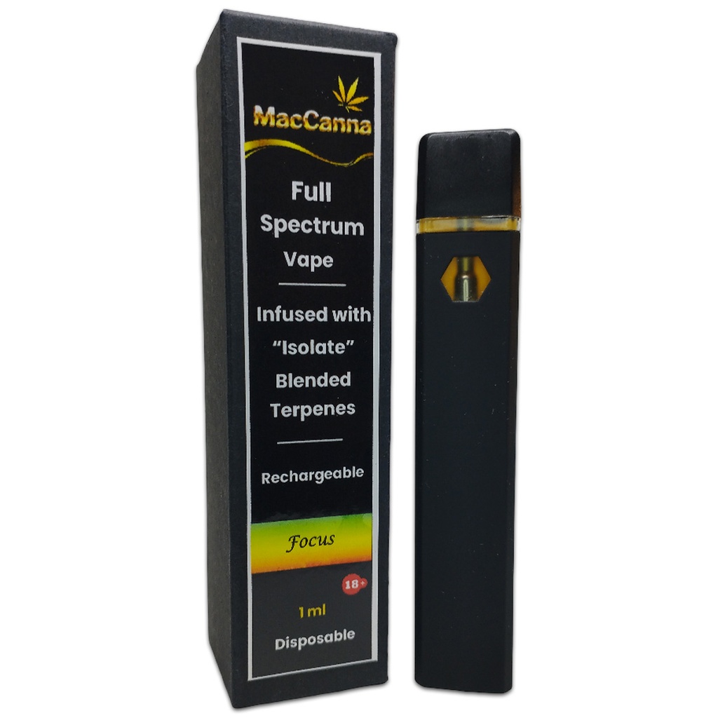 Full Spectrum Disposable Vape 1ml - "Focus"
